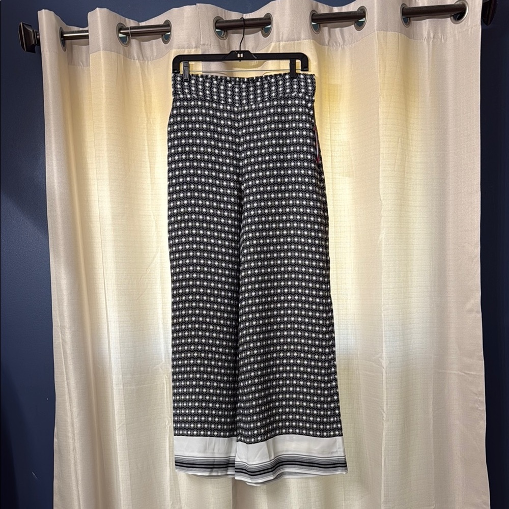 Vince Camuto Monochrome Geometric Pants